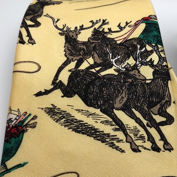 FR Ferrell Reed for J.W. Blaine’s Ltd 100% Italy Silk Tie Christmas theme. - Picture 3 of 10